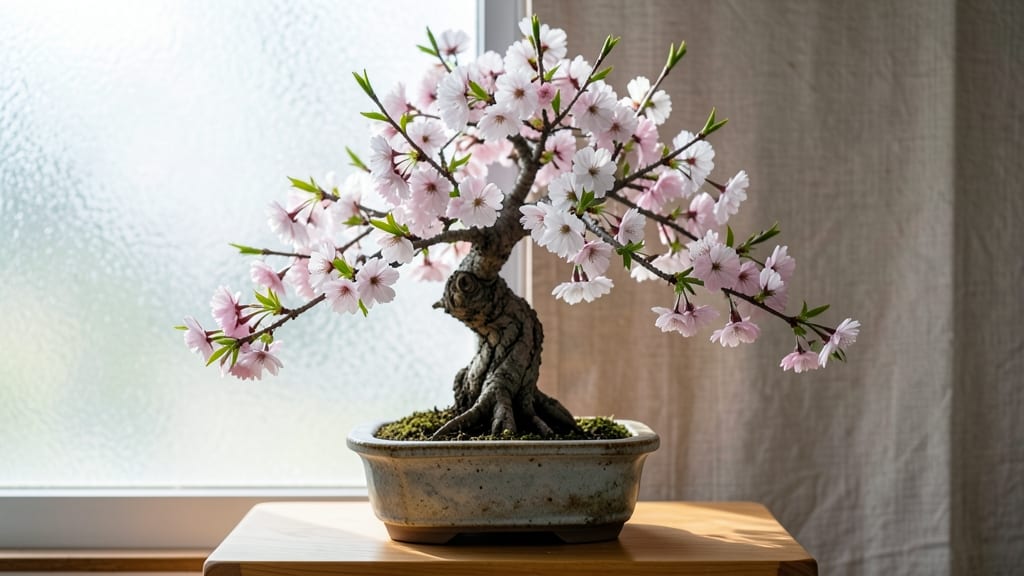 Japanese Flowering Cherry Bonsai: Miniature Spring Magic in Your Hands