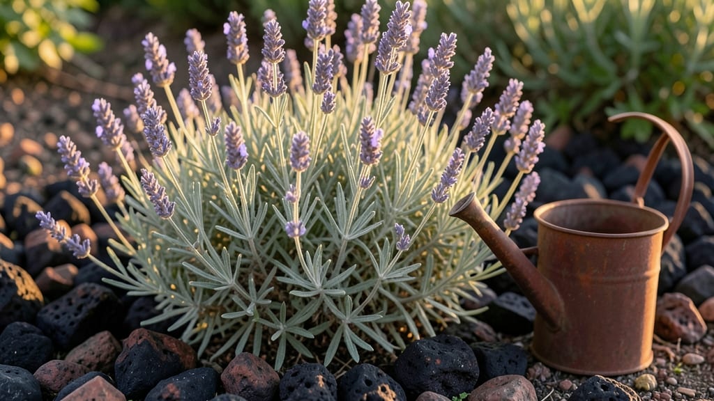 Lava Rock Flower Bed: Dramatic Desert-Like Texture With Year-Round Color