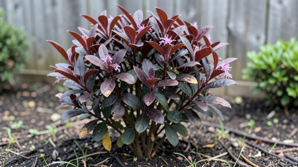 Loropetalum Ruby Chinese Fringe Flower Shrub: Pacific Northwest's Cold-Hardy Year-Round Bloom Machine