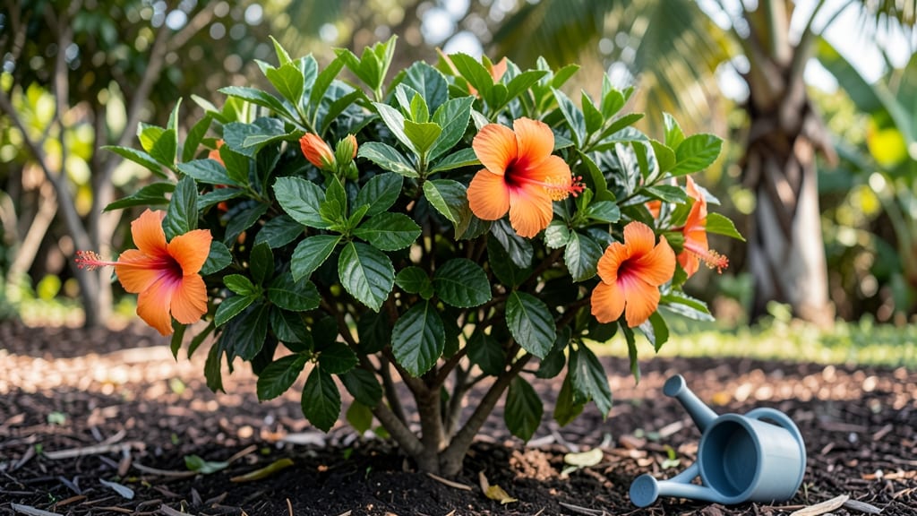 Orange Hibiscus Flower Growing Guide: Frost-Resistant Beauty in Containers
