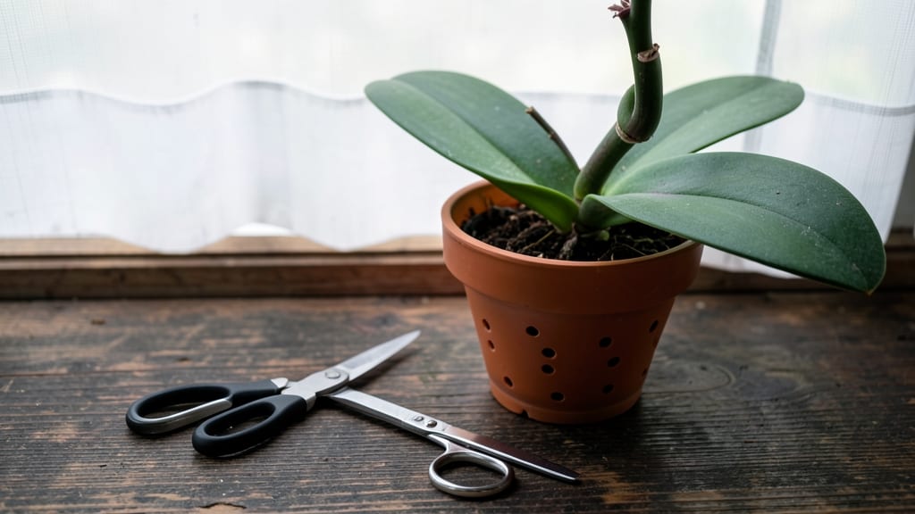 Where to Cut Orchid Stem After Flowers Fall Off Youtube: 2-Inch Reset for Next Bloom
