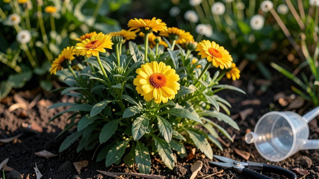 Yellow Flower With Red Centre: Pacific Northwest's Hummingbird Magnet